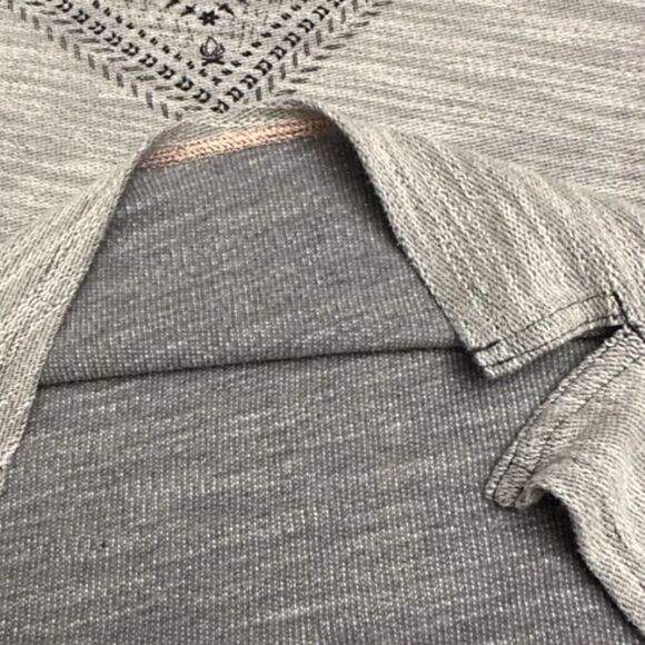 COLUMBIA SPORTSWEAR Sweatshirt Womens XS Lightweight Boho 3/4 Sleeve Gray - Picture 7 of 9